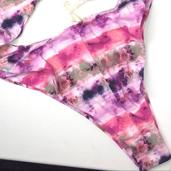 Chloe Rose xRevolve Pink Purple Tie Dye 1pc Suit Size Small - Picture 6 of 7
